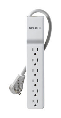 SURGE 6OUTLET 8'CORD ROTATE