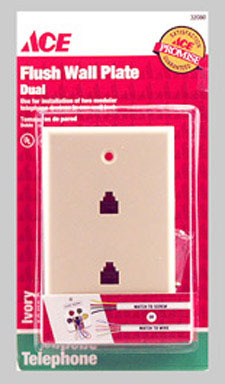 WALLPLATE PHNE DUAL IVY