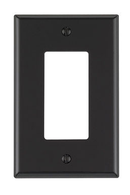 Wallplate Deco Mid 1gblk