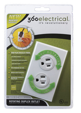 OUTLET ROTATING 1G WHT