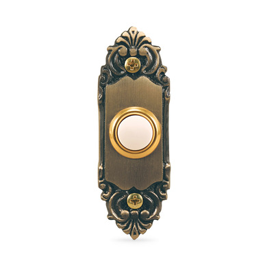 Doorbell Push Button Hammered BL