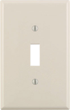 Almond Mid Toggle Wall Plate