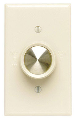 SWITCH FAN SPD DIAL IVORY