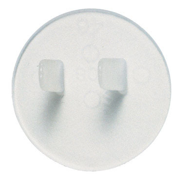 CLEAR RECEPTACLE SAFETY CAP 6/PK