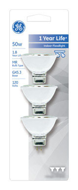 Bulb Hlgn Q50mr16/fl 3pk