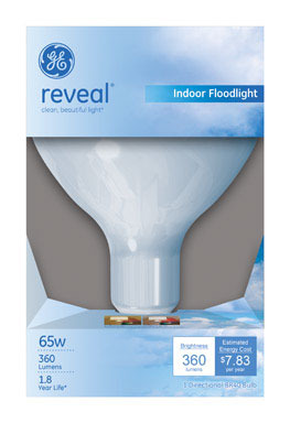 BULB 65W BR40 REVEAL FLD