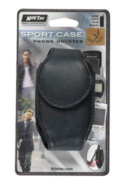 PHONE CASE LEATHER LG/BK