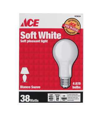 BULB 38W SW 4PK ACE CA