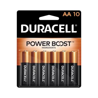 10PK AA Duracell Batteries