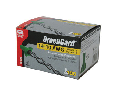 14-10 GREEN WING WIRE NUTS 100BX