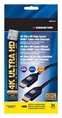 3' High Speed HDMI Cable BLK