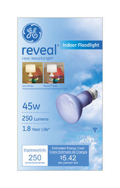 BULB 45W R20 FLD REVEAL