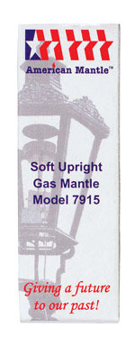 UPRIGHT GAS MANTLE