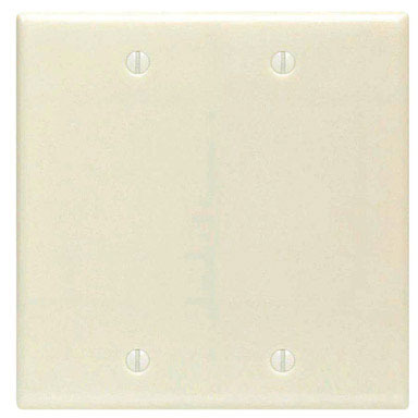 WALLPLATE BLANK 2G ALM