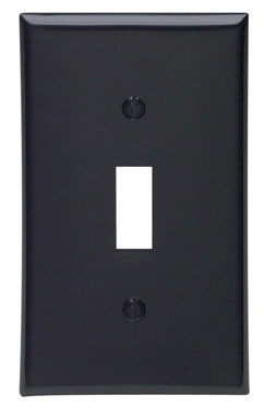 Wallplate 1g Tog Black