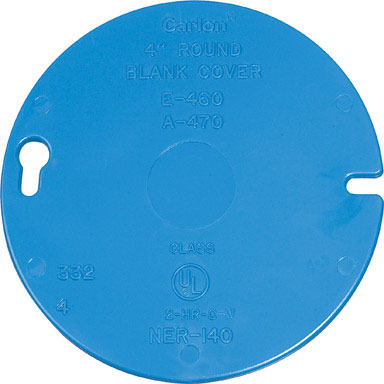 COVER BLANK PVC RND 4"