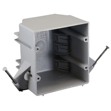 PVC 2 Gang Outlet Box 32CU IN