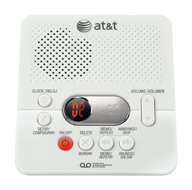 AT&T 1  Digital Answering System White