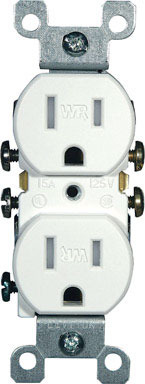 15A White Tamper Receptacle