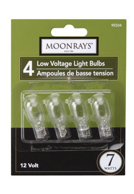 Bulb 7w Clr Wdg Bse 4pk