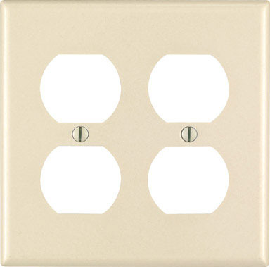 4x4 Tapa Outlet Doble Ivory