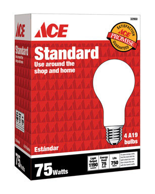 BULB I F 75A 4PK ACE