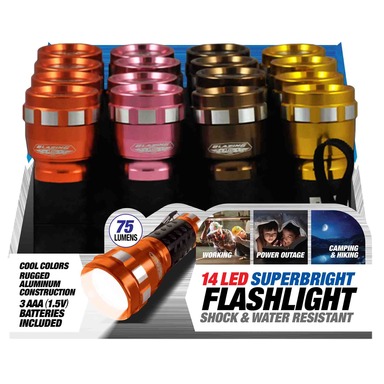 FLASHLIGHT COLORS 14 LED