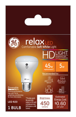 BULB GE 45W 490LUM R20