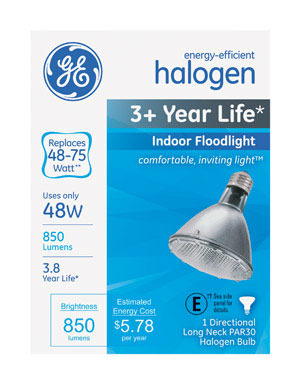 BULB GE 48W LNGNCK PAR30