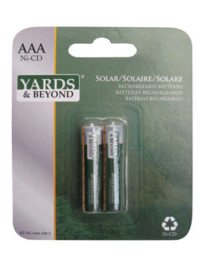 BATTERY SOLAR AAA 2 PK