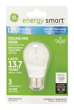 BULB LED 2.5W MED A15 CL