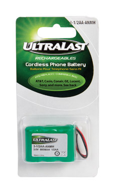 Ultralast Ni-Cad AA 3.6 V 0.6 Ah Cordless Phone Battery 3-1/2AA-ANMH 1 pk