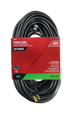 Cord 16/3 Sjtw 100' Blk