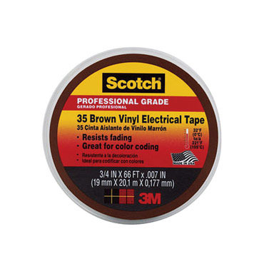 ELECTRICAL TAPE 66' BRWN