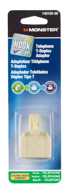 ADAPTER-PHONE 1TO2 IVORY