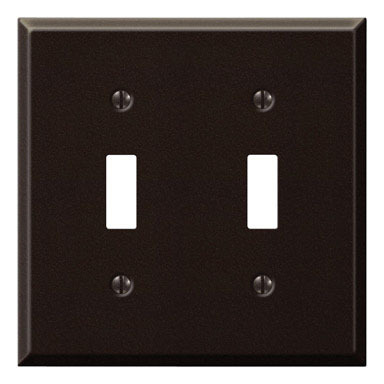 WALLPLATE 2G TOG ANT BRZ