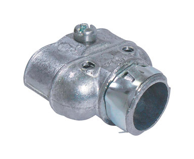 Sigma Engineered Solutions Snap Lock 3/8 in. D Die-Cast Zinc Duplex Connector For AC, MC and FMC/RWF