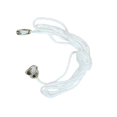Pull Cord W/bell White 3'