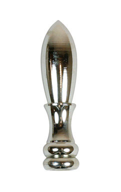 Finial 2" Nickel Pk/1