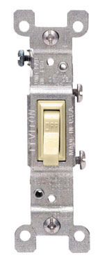 15A Ivory SP Grounded Switch