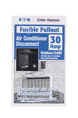 AC Disconnect 30A Fusible