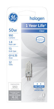 BULB QTZ Q50T4/CL  GE