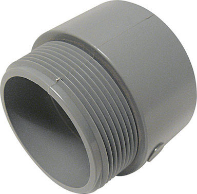 Conector Elec M Pvc Gris 3"