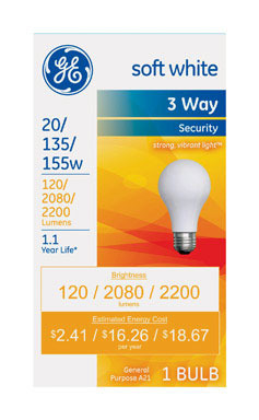 BULB-3WAY 20/155 SECURTY