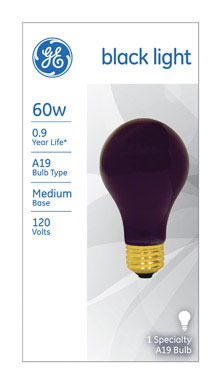 BULB INCAN 60W BLCKLIGHT