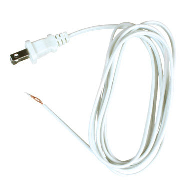 Lamp Cord 8' White