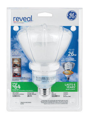 Bulb Cfl R40 Reveal 26w