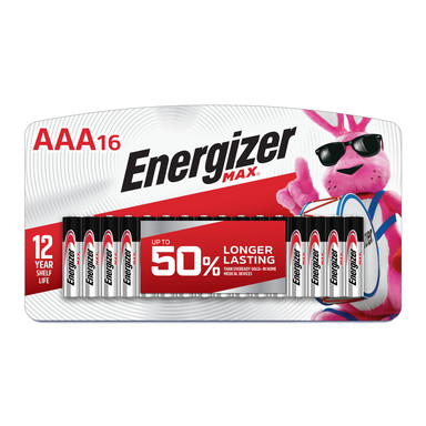 Energizer Max Alkaline AAA 16PK