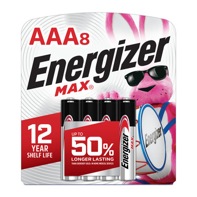 Energizer Max Alkaline AAA 8PK
