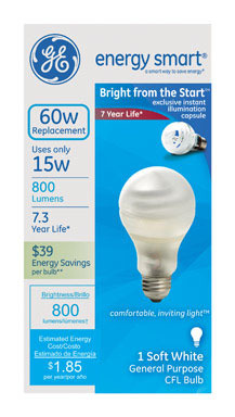 BULB 15W SOFT WHT HYBRID